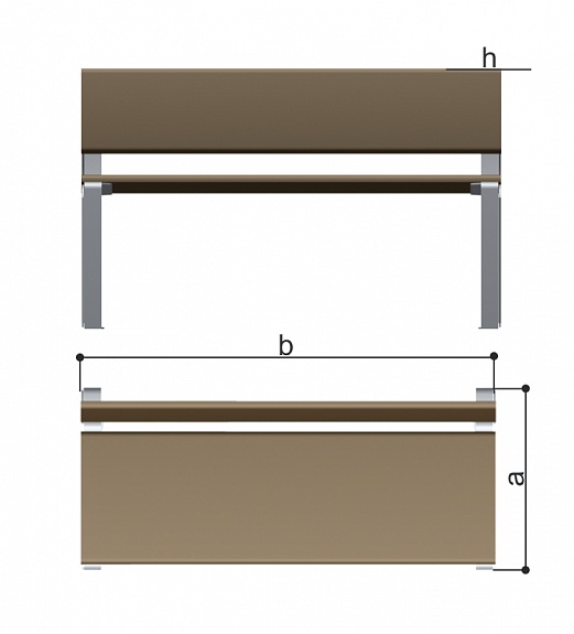 Скамья (фанера) Romana 302.27.00