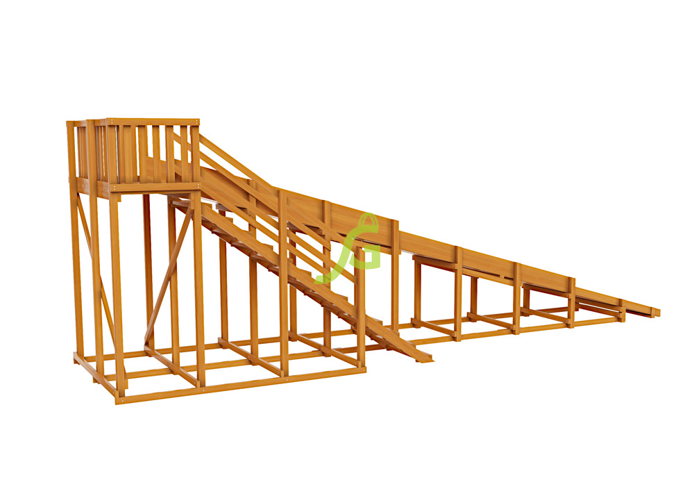 Зимняя горка Snow Fox, скат 10 метров