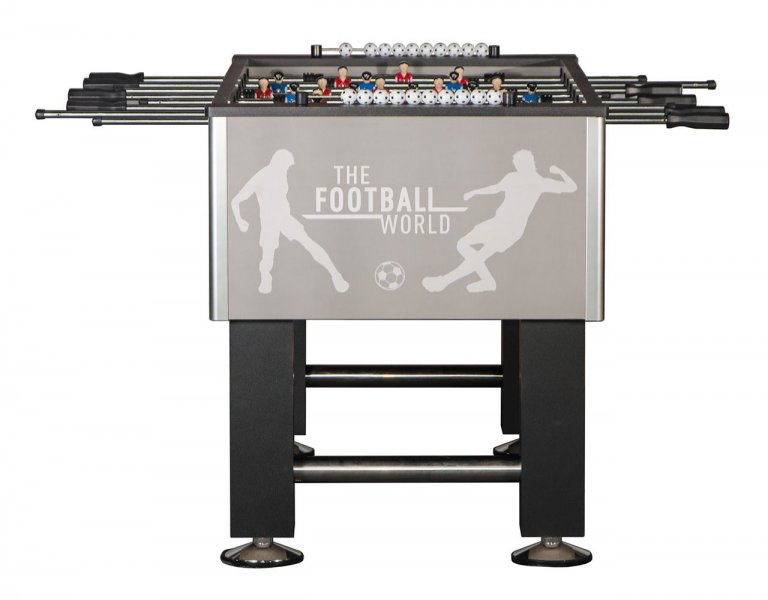 Настольный футбол (кикер) Roma III 5 ф (140 x 76 x 87 см, серый)