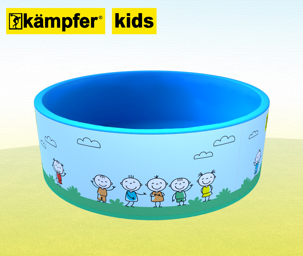 Сухой бассейн Kampfer Kids (голубой + 100 шаров)
