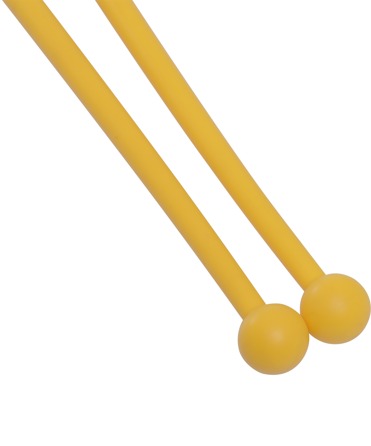 Булавы для художественной гимнастики У714, 35 см, желтые