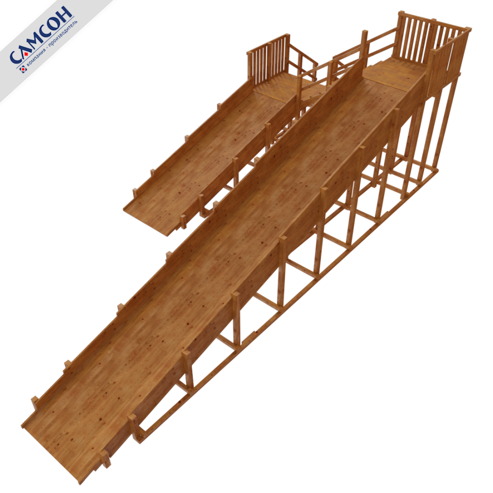 Детская зиняя горка АРКТИКА Самсон