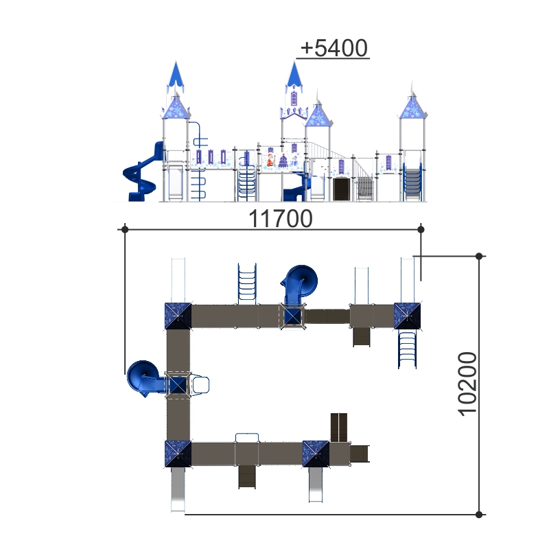Игровой комплекс Зима «Romana 101.29.02»