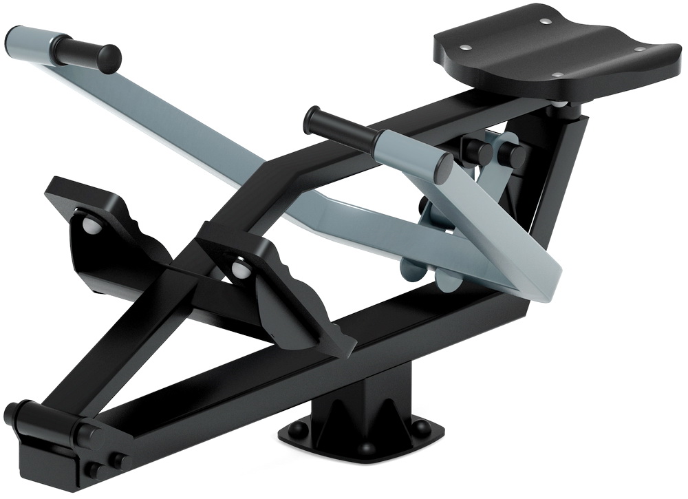 Тренажер уличный ГРЕБЛЯ (серый) СТ 008-13