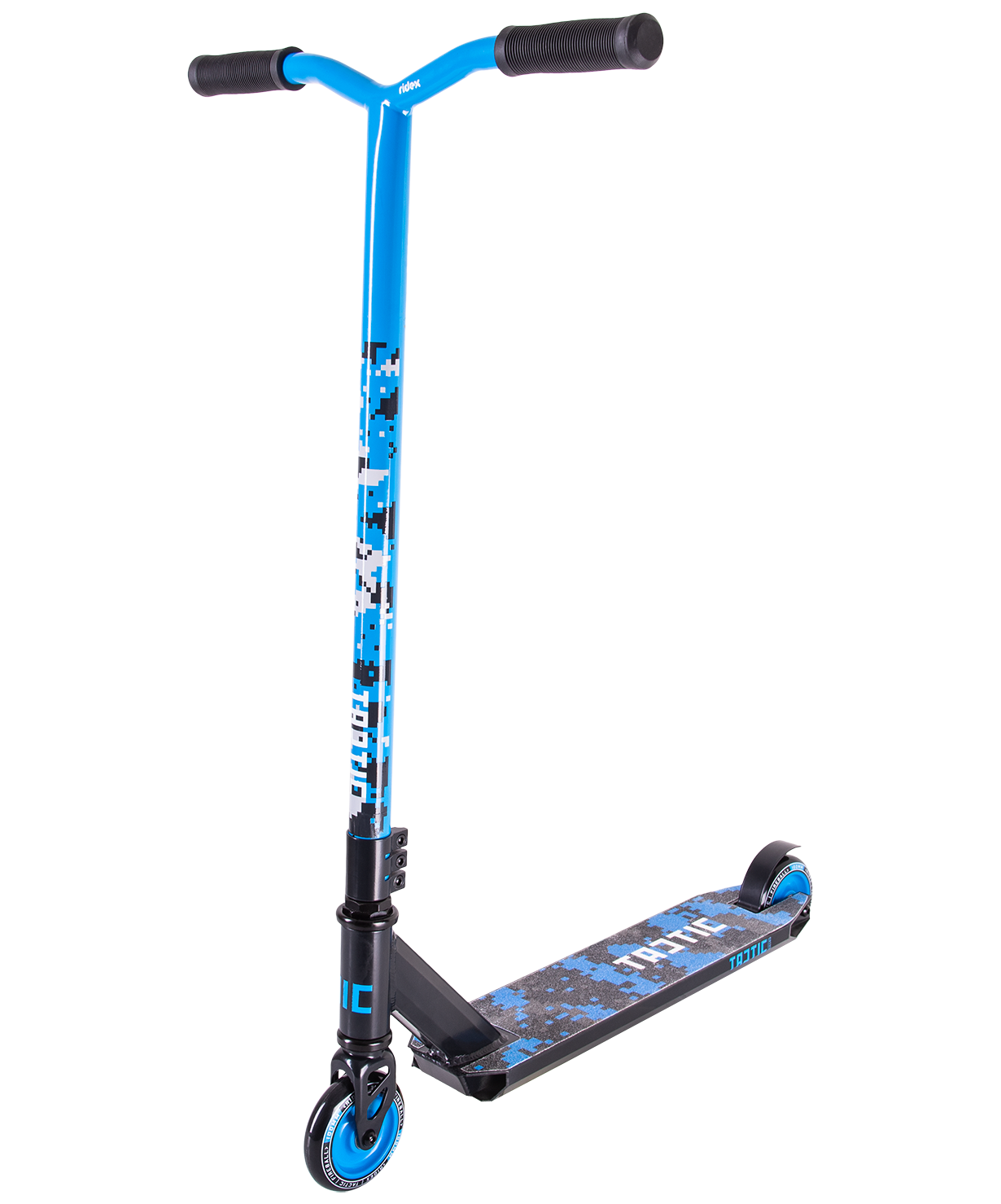 Самокат трюковый Tactic blue 100 мм