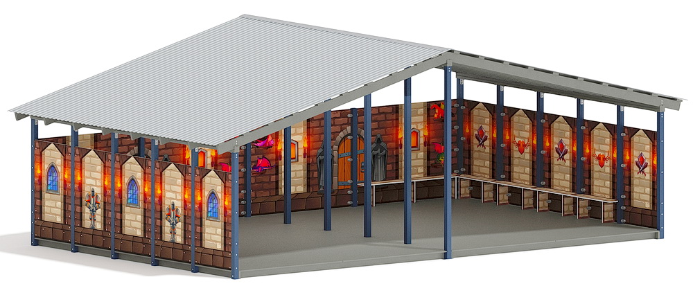 Теневой навес (Замок. Средневековый) МФ 70.8.5-11