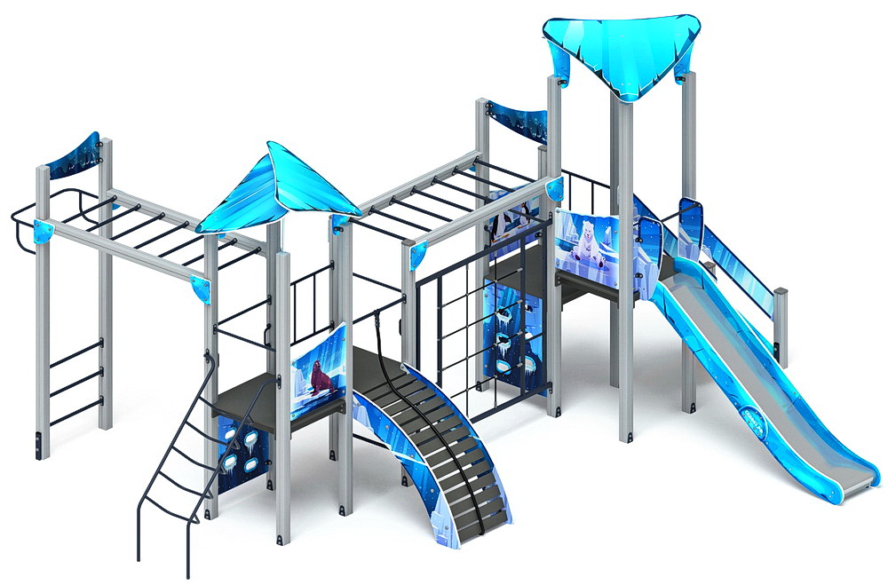 ВОЛШЕБНЫЙ ГОРОД детский игровой комплекс ДИК 2.19.01-02 (H=1500)