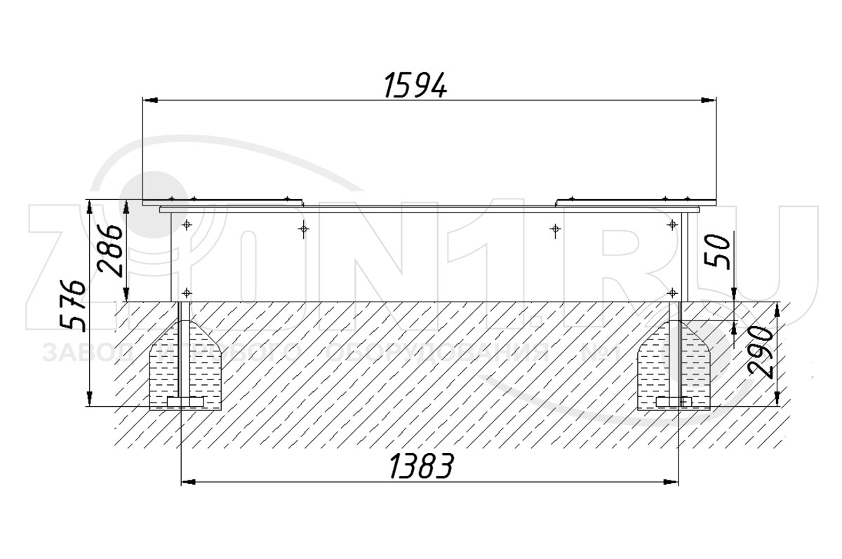 Детская песочница ZION Квадрат (П001)