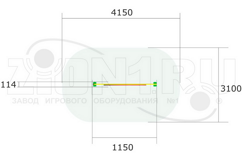 Стенка ZION для метания мяча М1 (СЭ156)