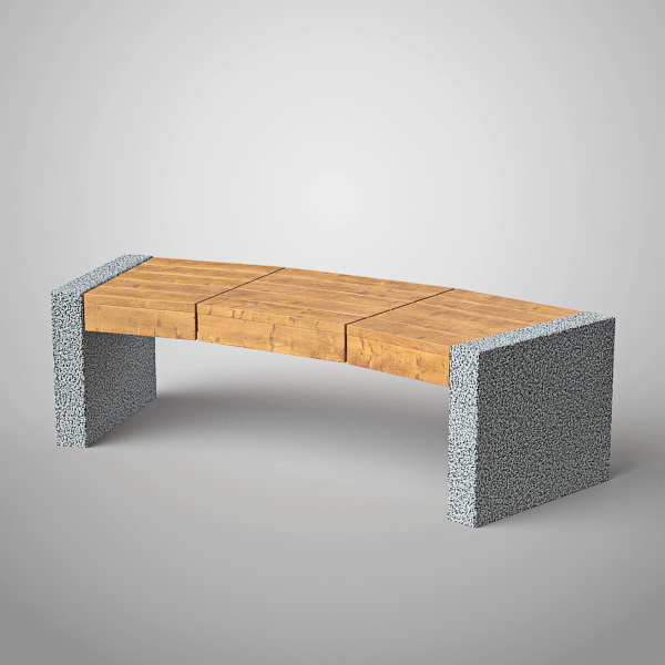 Скамья бетонная С-54