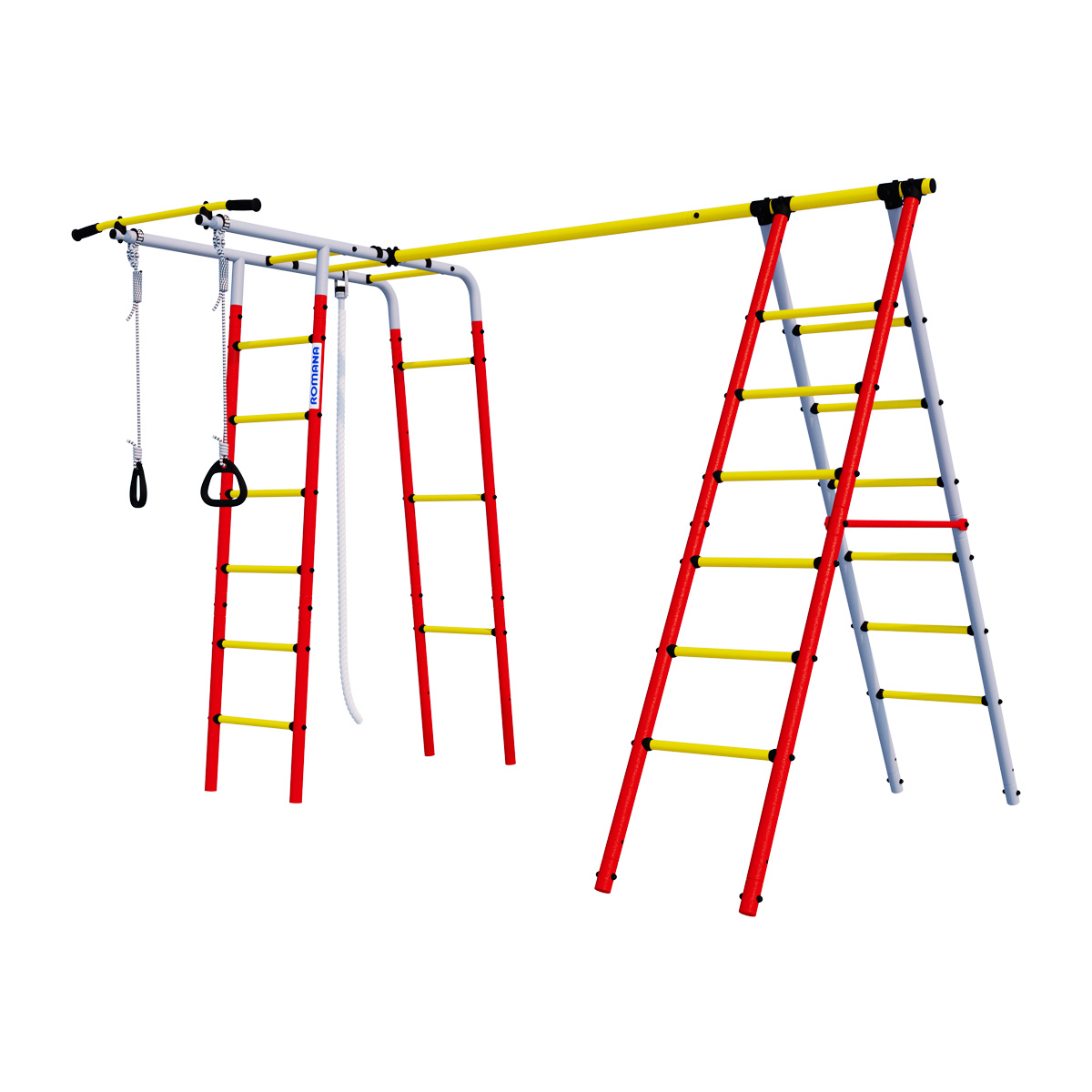 Спортивно-игровой комплекс ROMANA Букварь-2 R.103.27.04 (+ 1.Д-26.02 Качели цепные)