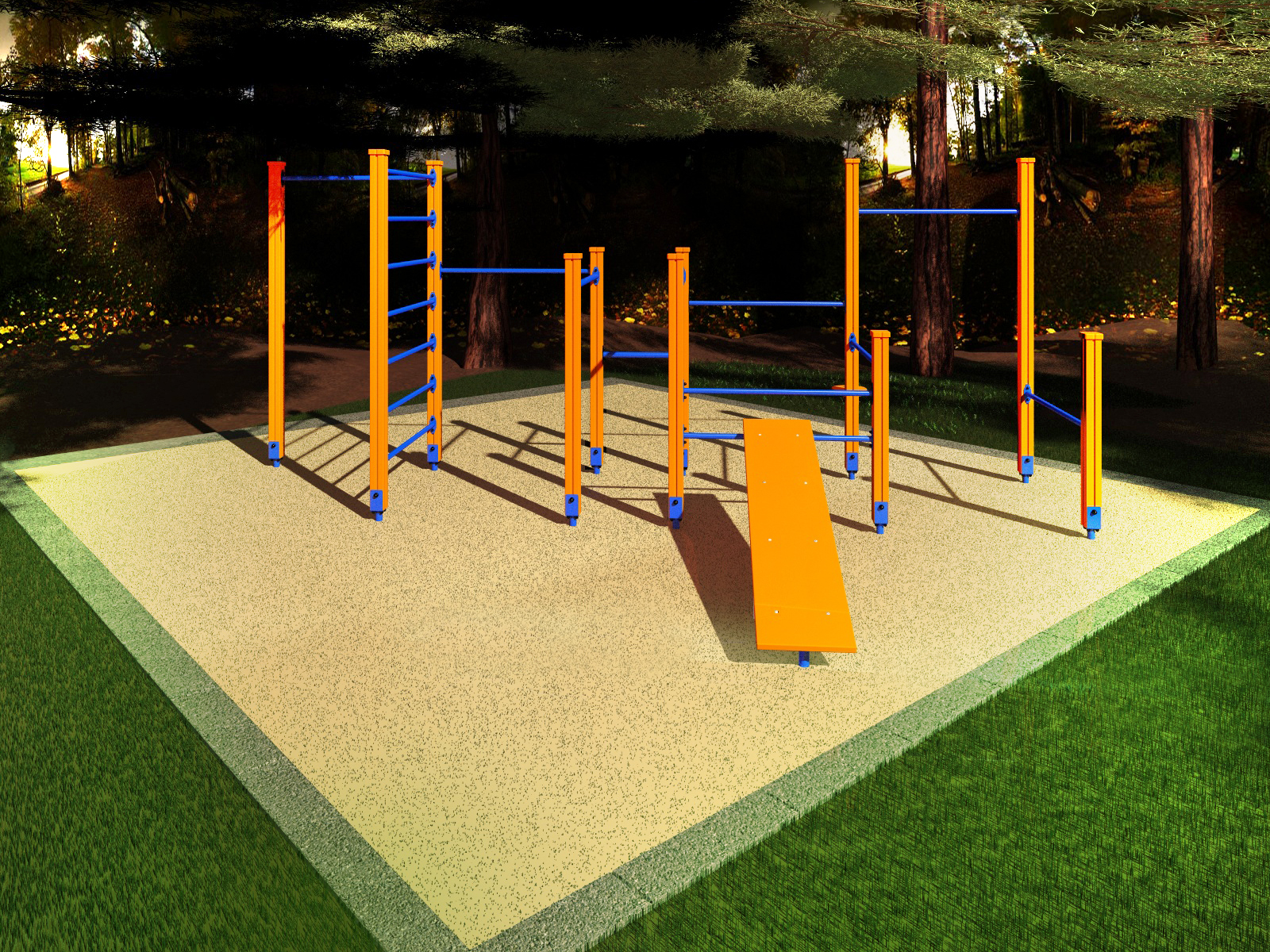 Уличный спортивный комплекс START LINE Fitness № 9