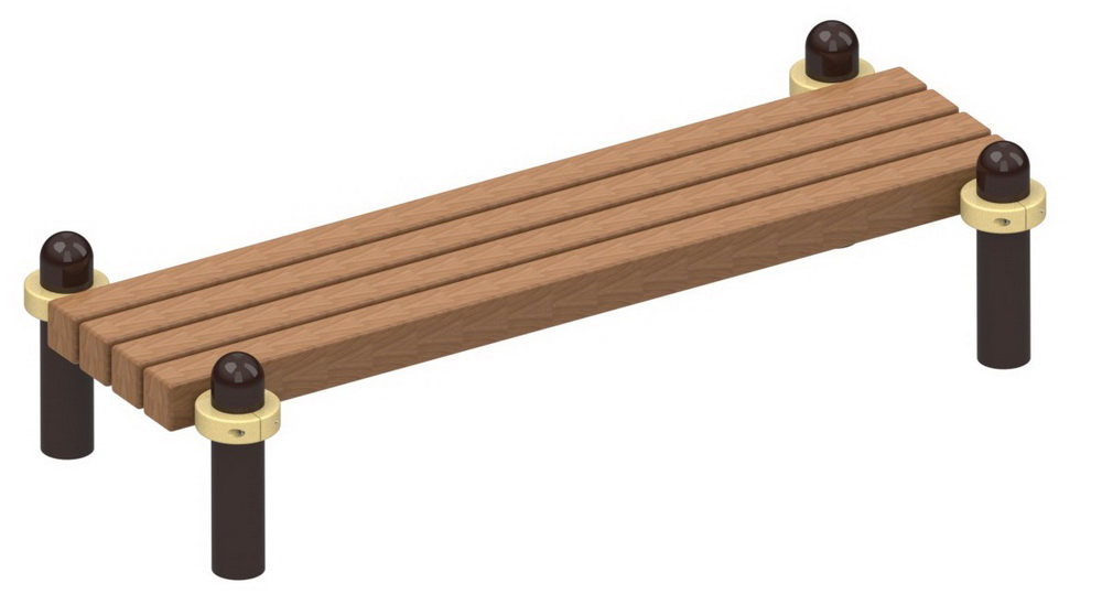 Скамья для отдыха, брус YSK09