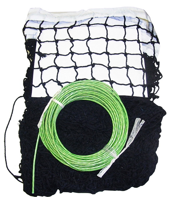 Сетка теннисная, нить 3 мм, с тросом, профессиональная (11.209)