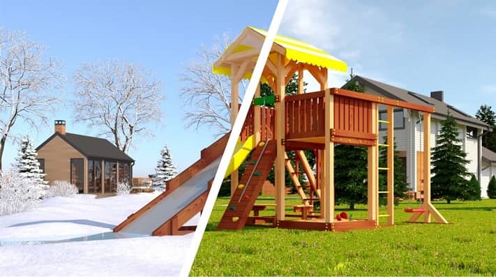 Детская площадка Савушка "4 сезона"- 5