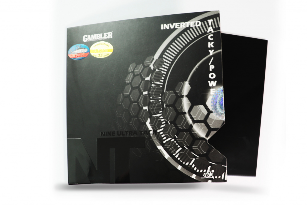 Накладка на ракетку для настольного тенниса GAMBLER Nine ultra tack medium 2,1 black