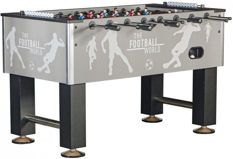 Настольный футбол (кикер) Roma III 5 ф (140 x 76 x 87 см, серый)