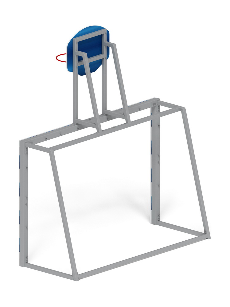 Ворота мини футбольные с баскетбольным щитом СО 2.60.05-03
