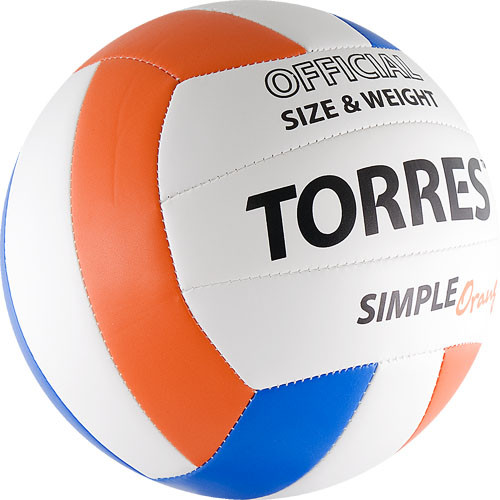 Мяч волейбольный TORRES Simple Orange