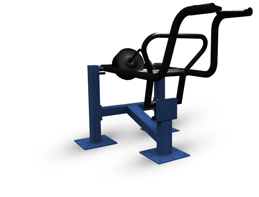 Тренажер для приседаний  с изменяемой нагрузкой