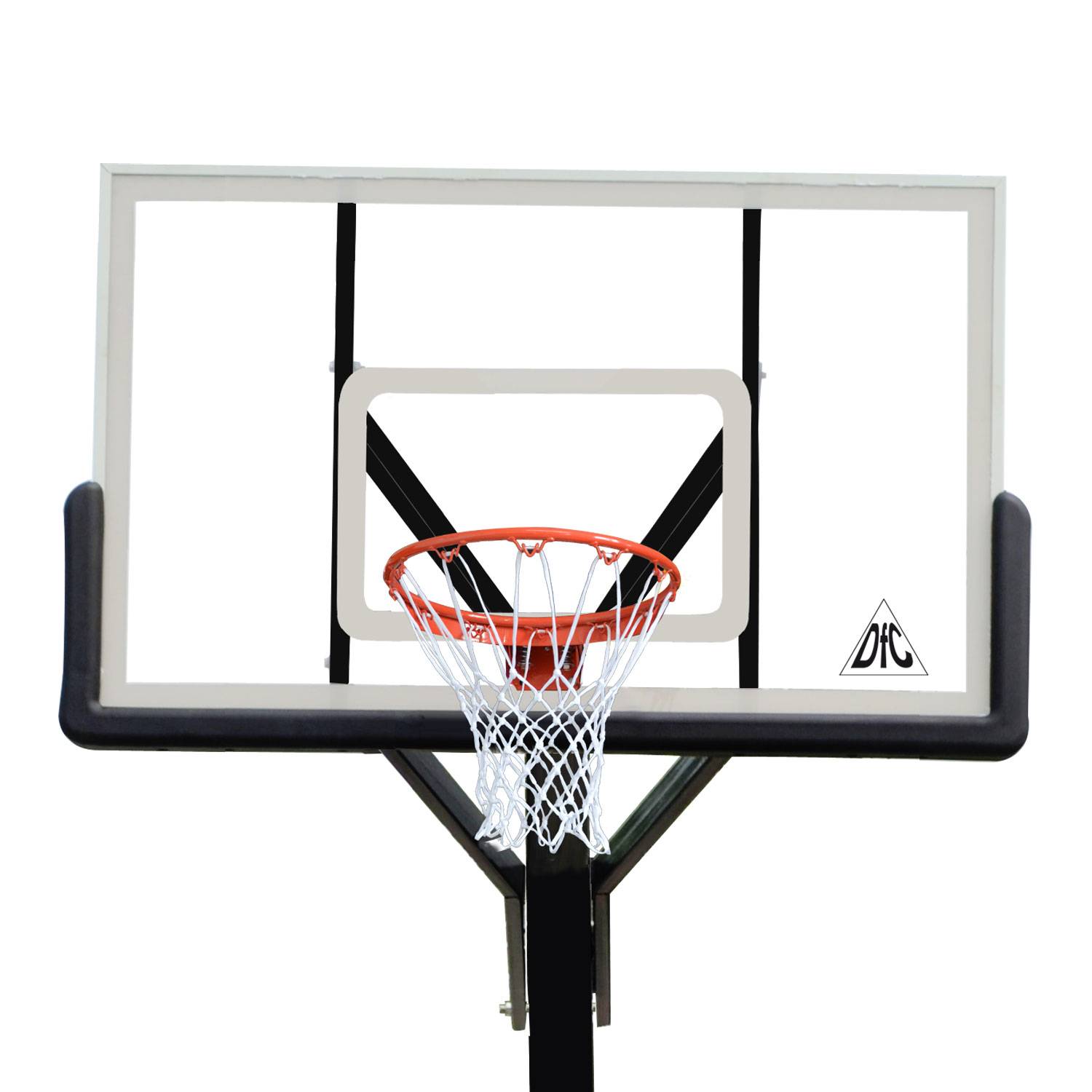 Баскетбольная стационарная стойка DFC ING60A 152x90cm акрил (три короба)