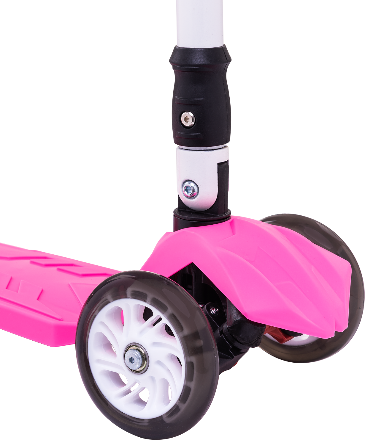 Самокат 3-колесный Smart 3D, 120/80 мм, розовый