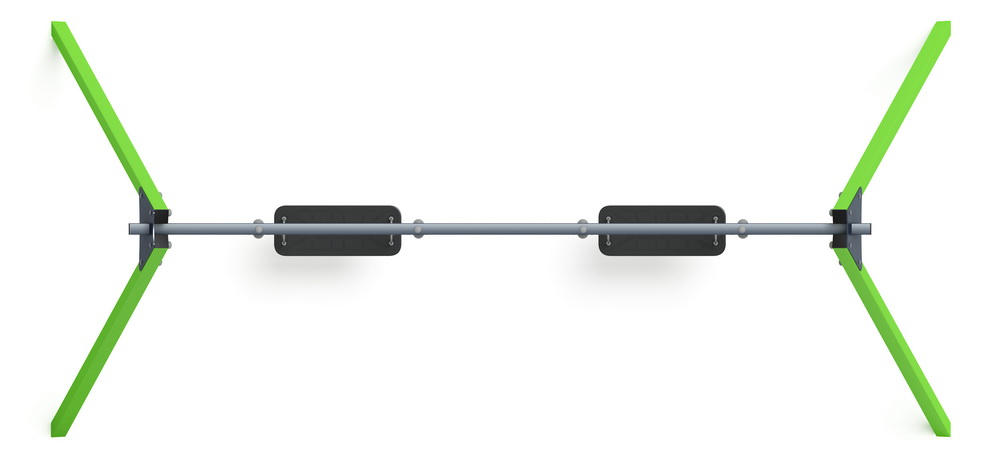 Качели М2 металл ИО 12.М.03.03.03-02 (зеленый)