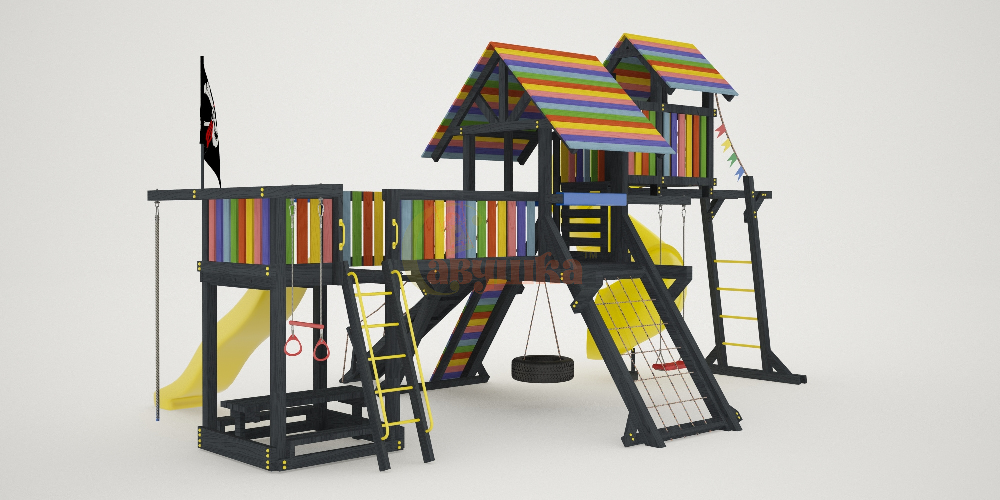 Детская площадка Савушка 8 (Black)
