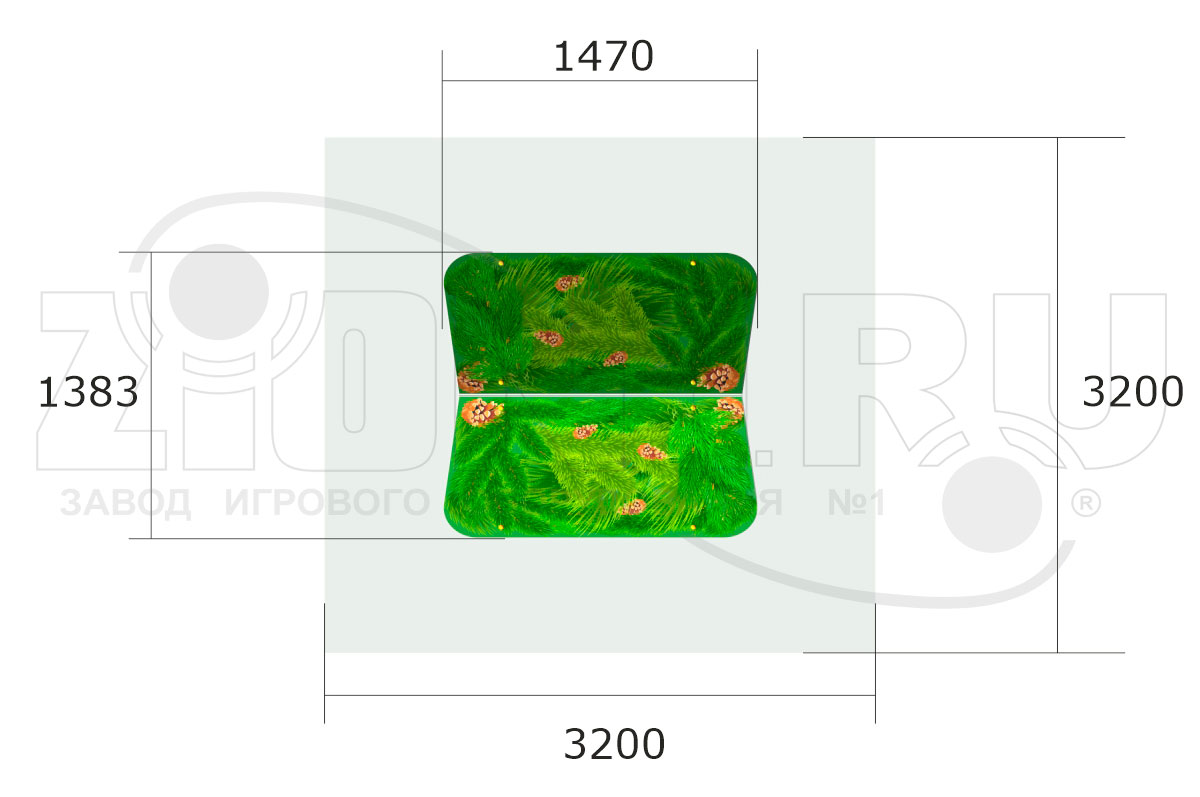 Детский игровой домик ZION Гном У1 (ИМ135)