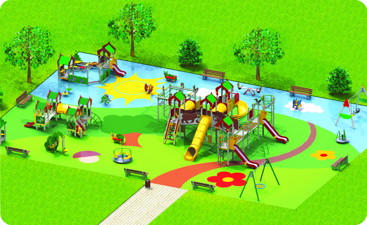 СОЗДАЕМ  ИГРОВЫЕ ПЛОЩАДКИ ПО ВАШИМ ЭСКИЗАМ