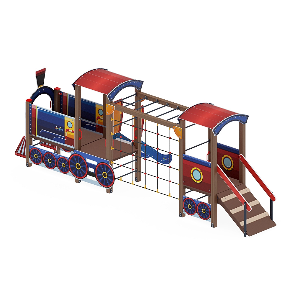 ПАРОВОЗИК детский игровой комплекс ДИК 1.03.5.03-01 (H=750)