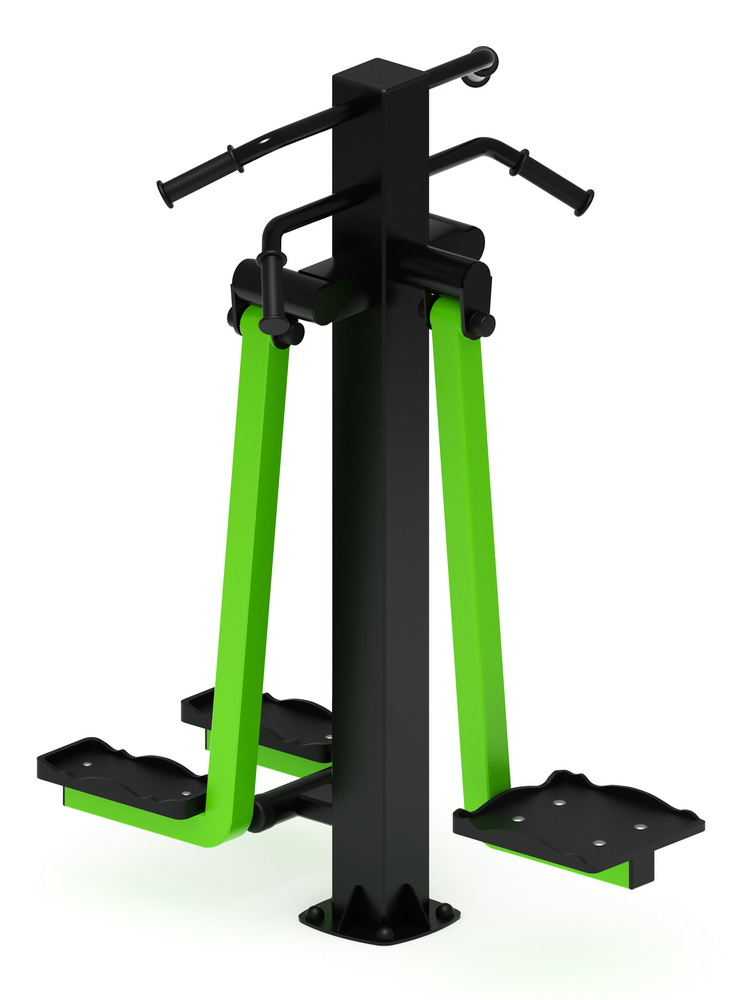 Тренажер уличный ХИПС + МАЯТНИК (зеленый) СТ 024-12.П