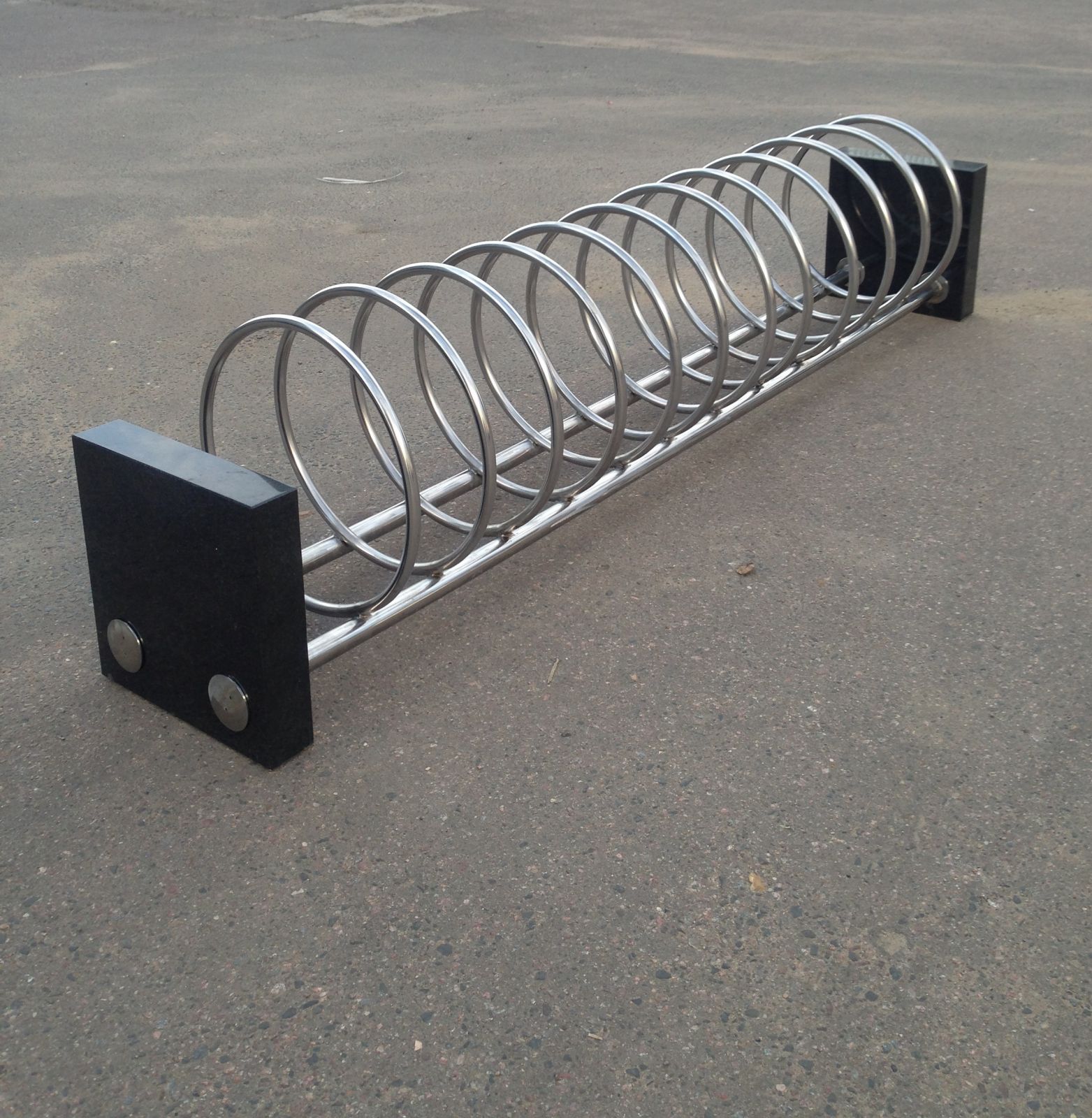 Велопарковка Air Gym Спираль + гранит