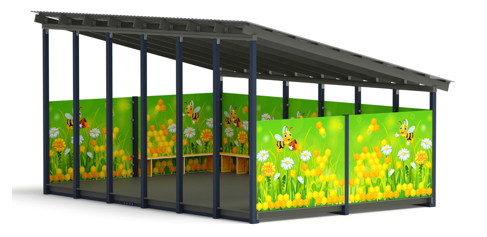 Теневой навес (Пчёлка) МФ 71.6.4-05
