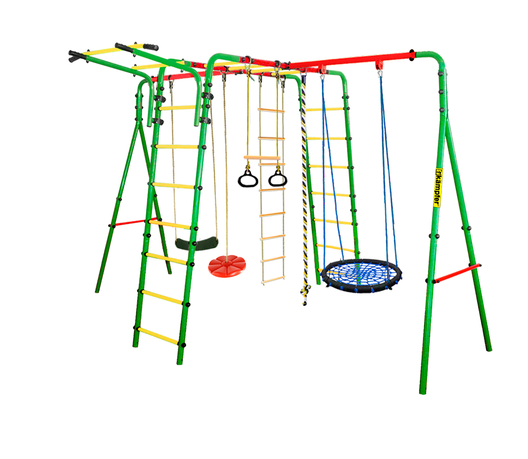 Спортивно-игровой комплекс Kampfer Wunder (Гнездо малое синее (красная лиана))