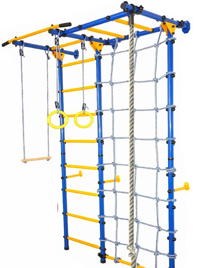 Рукоход-Лайт с сеткой Юный АТЛЕТ сине/жёлтый