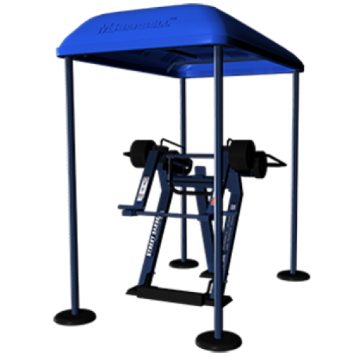 Приседание/голень с изменяемой нагрузкой