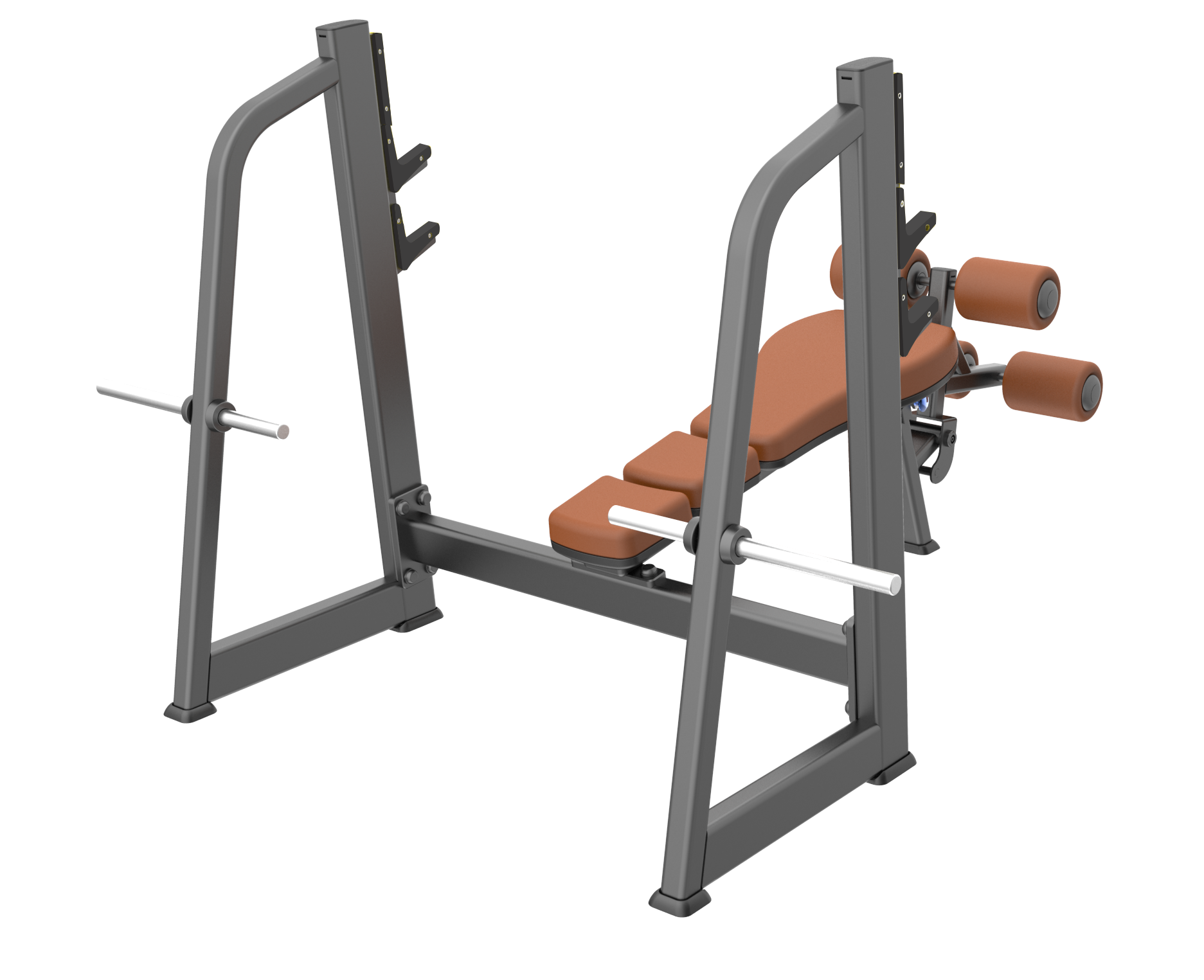 E-1041В Скамья-стойка для жима под углом вниз