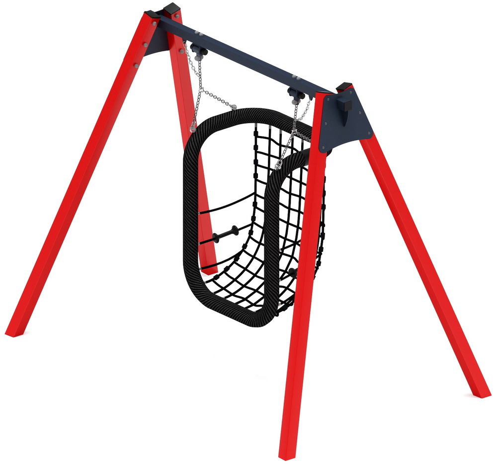 Качели М1 металл ИО 11.М.08.01-01 (красный)