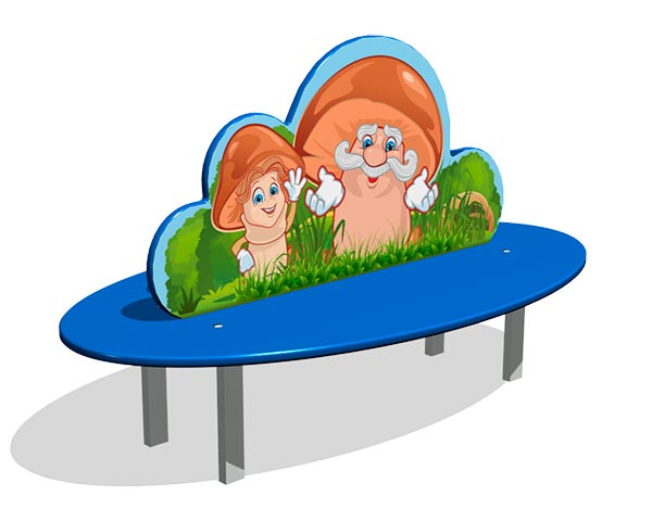 Скамейка детская ZION Грибок (СП089)