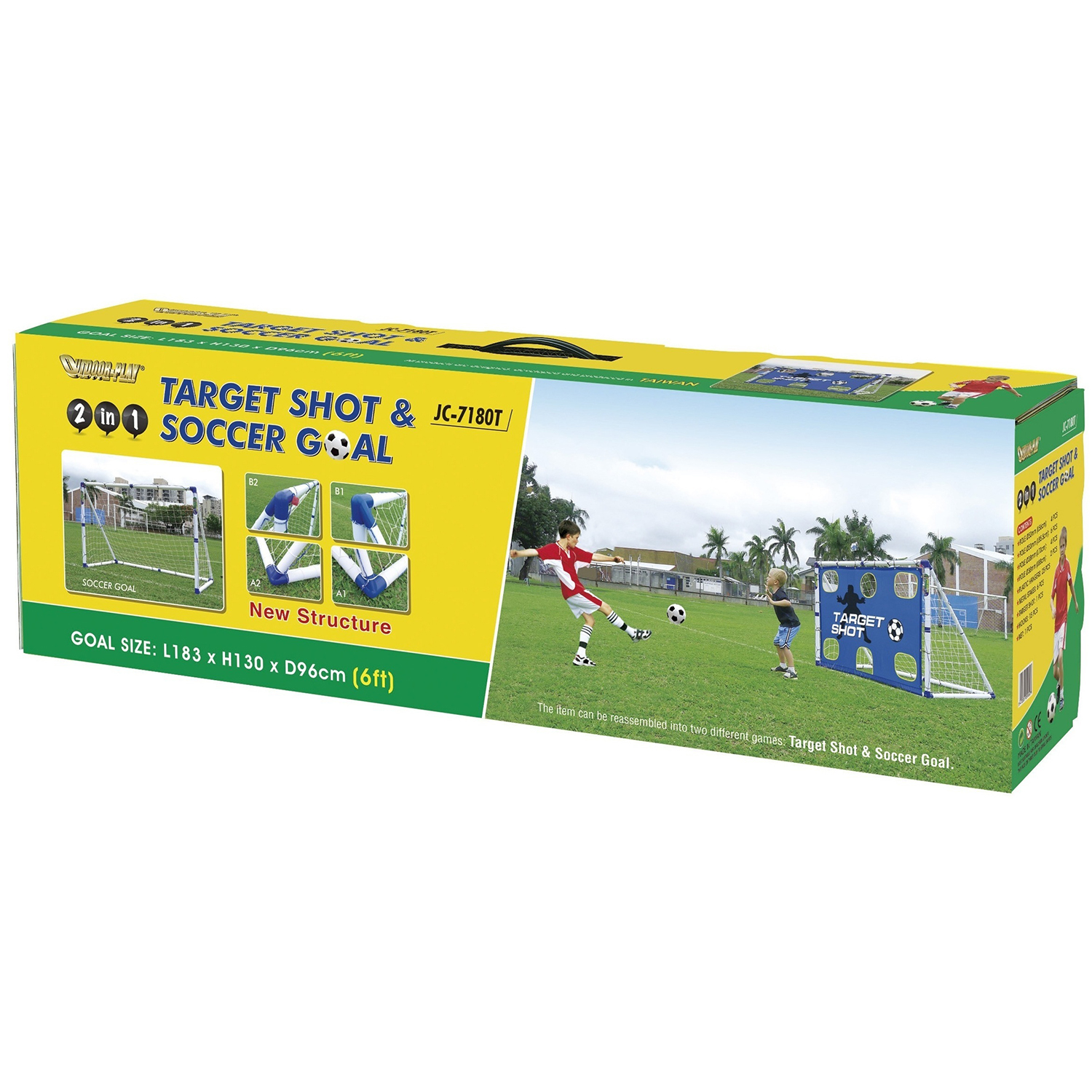 Ворота пластиковые DFC 2 в 1 GOAL7180T