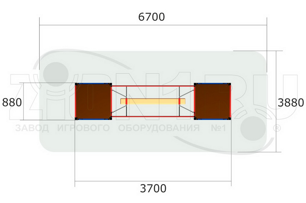 Спортивный комплекс ZION СГК-6 (КС007)