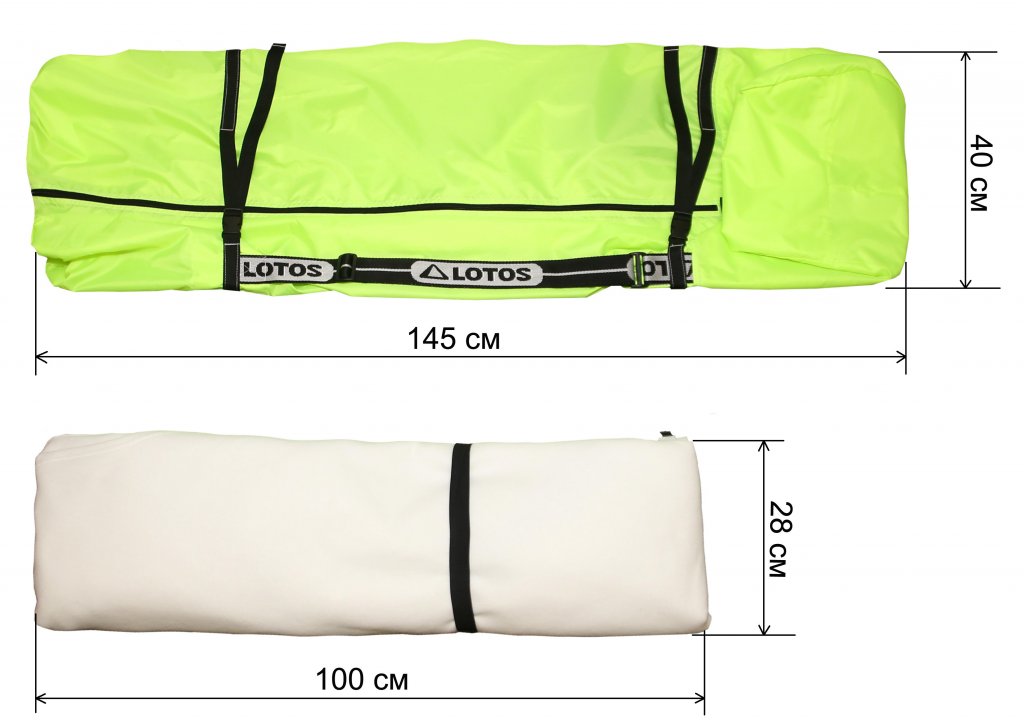 Внутренний тент ЛОТОС Куб 3 (утепленный) для палаток (180х210х210)