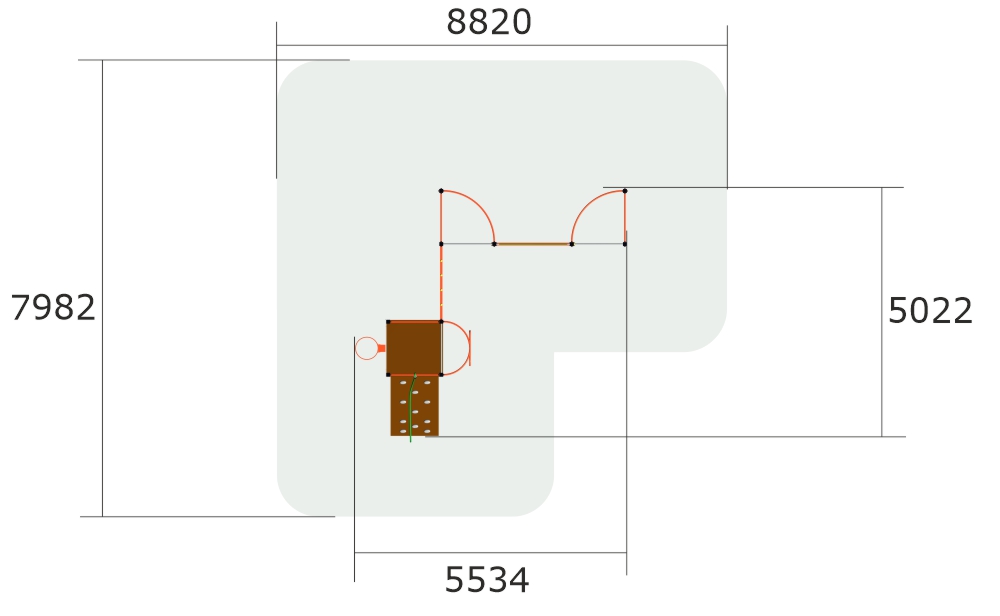 Спортивный комплекс ZION СГК-46 (КС073)
