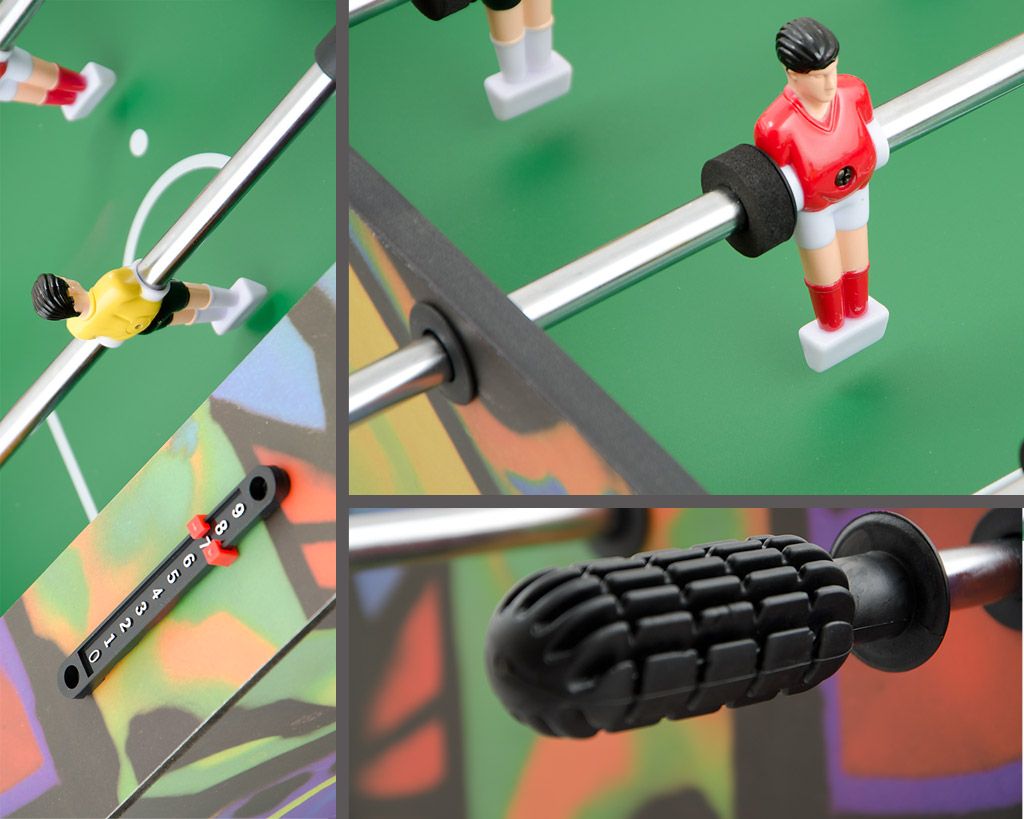 Настольный футбол (кикер) Derby 3 ф (96 x 52 x 23 см, цветной)