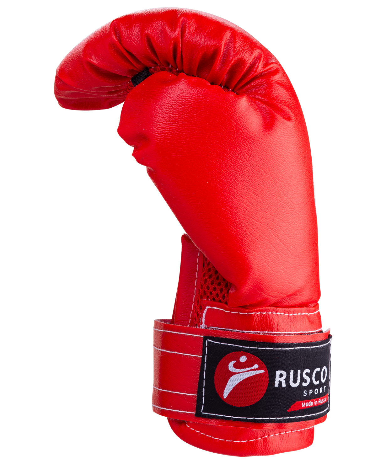 Набор для бокса Rusco, 6oz, кожзам, красный