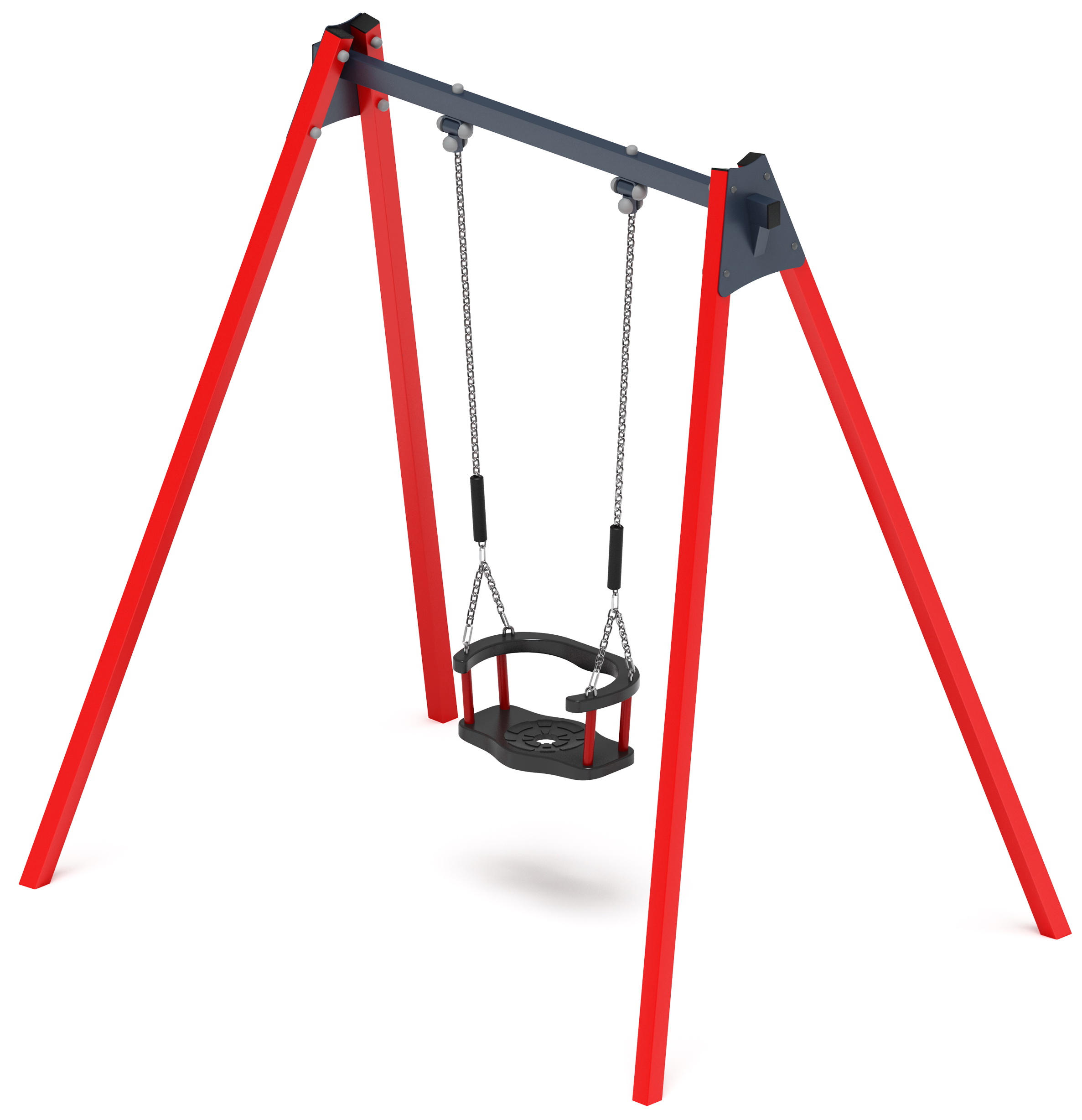 Качели М1 металл ИО 11.М.01.03-01 (красный)