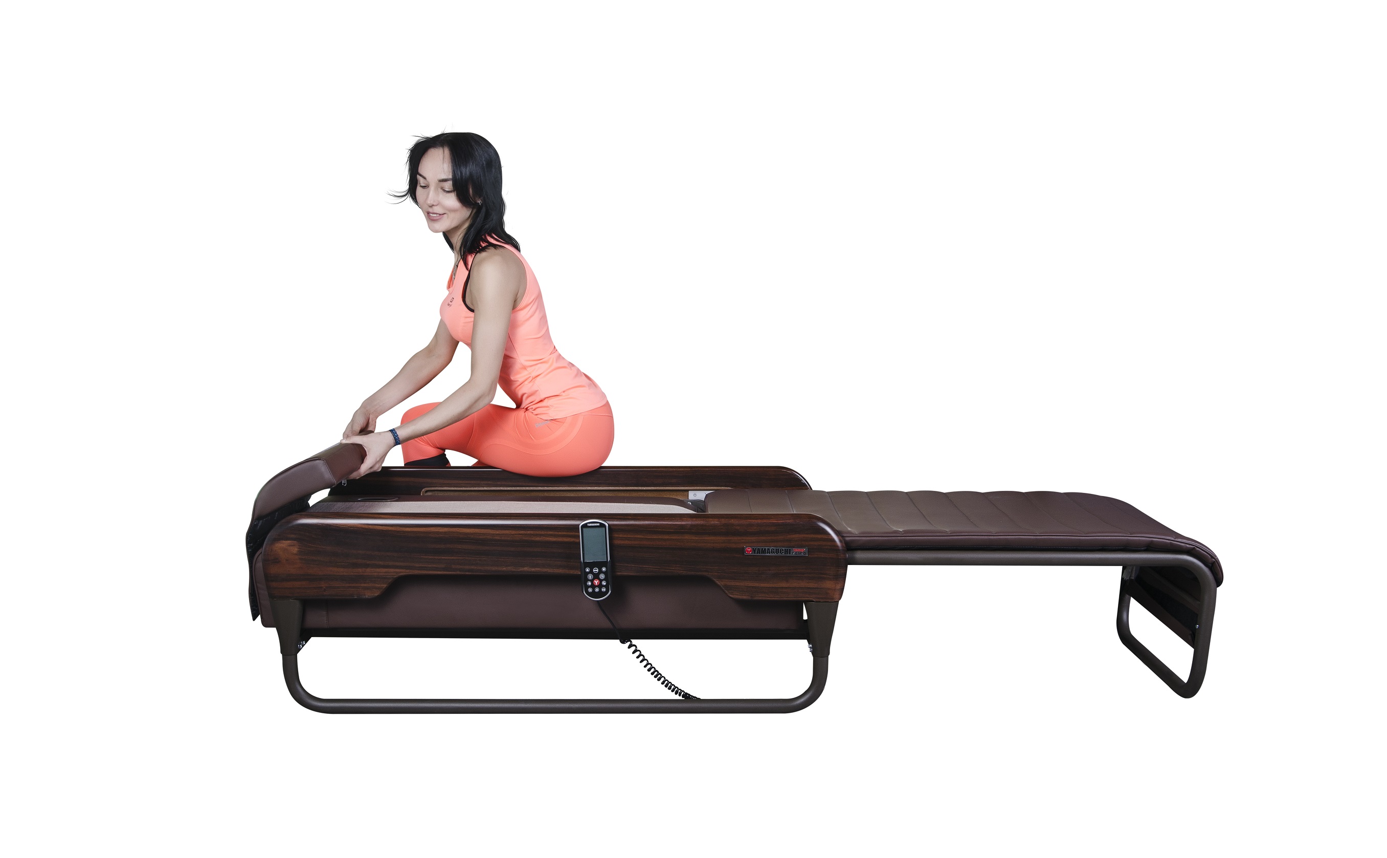 Массажная кровать Yamaguchi Kenko (коричневая)