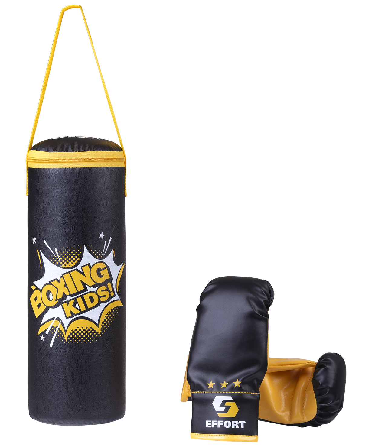 Набор для бокса E1455, кожзам, черный