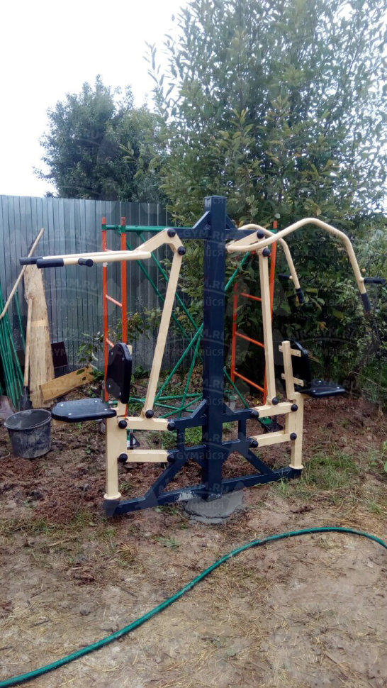 Уличный тренажер жим от груди и вертикальная тяга Air-Gym YT8